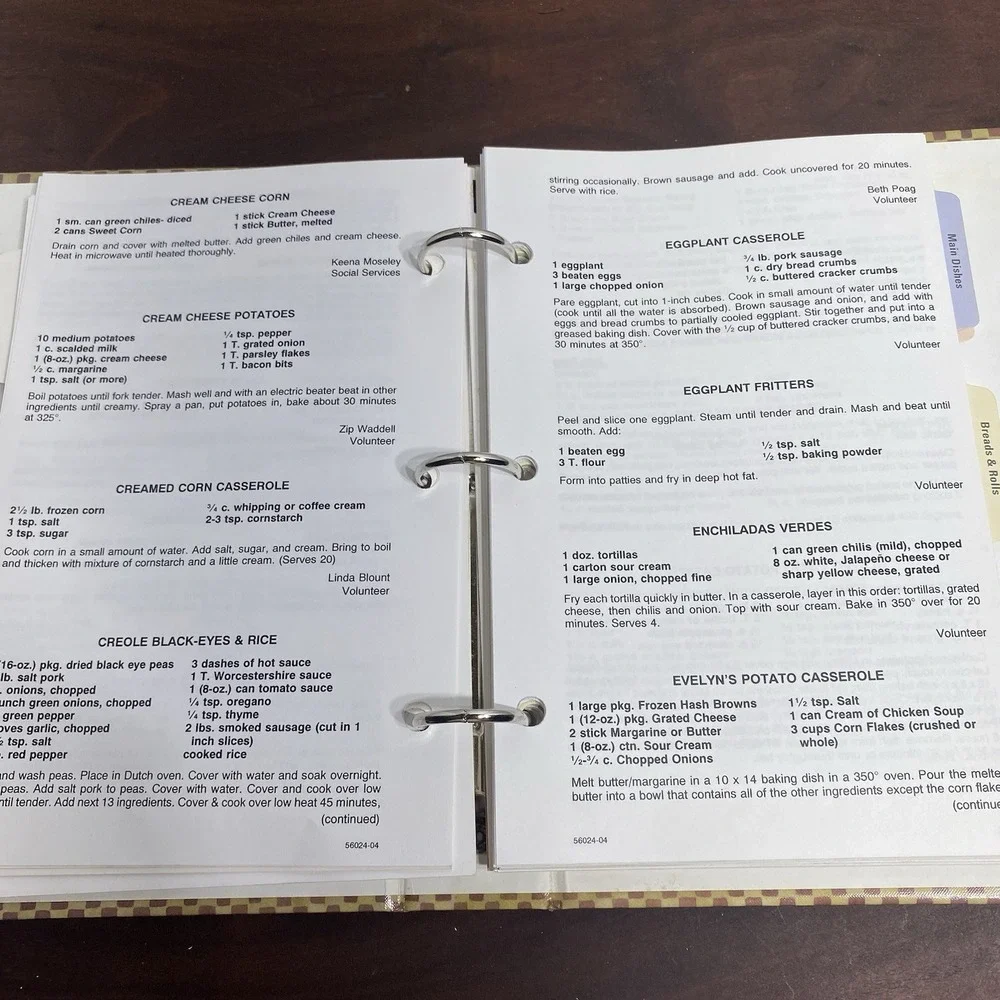 VTG Tasteful Treasures Titus Medical Center Texas Regional Cookbook Ring Binder